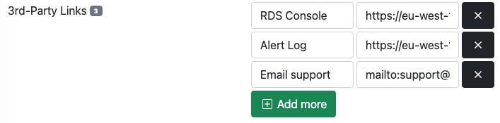 Setup 3rd-party links