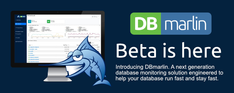 Next generation database monitoring tool - DBmarlin reaches beta