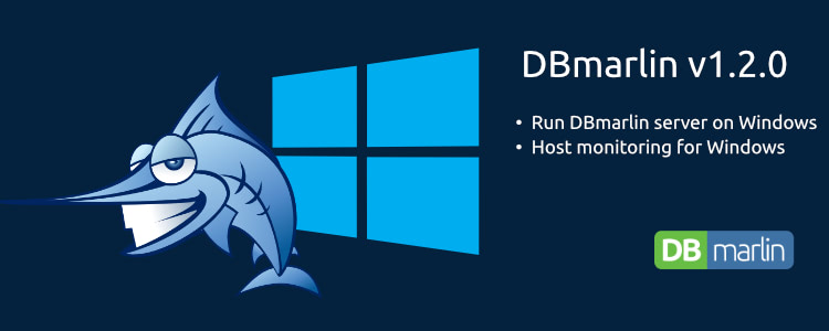 DBmarlin 1.2.0 released featuring support for Windows