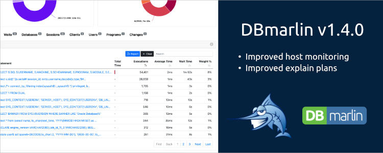 DBmarlin 1.4.0 released