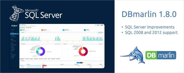 DBmarlin 1.8.0 released - supporting more SQL Server versions