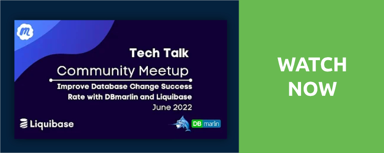Increase your database change success rate with DBmarlin and Liquibase