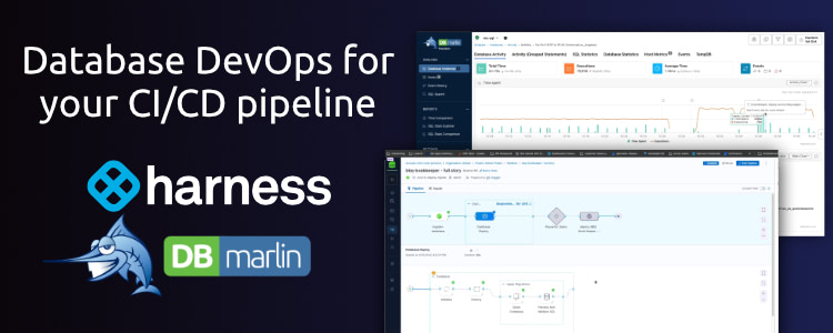 Database DevOps with DBmarlin and Harness
