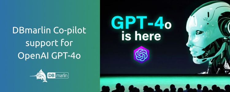 DBmarlin AI Co-pilot adds support for GPT-4o model