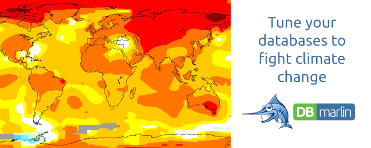 Tune your database to fight climate change